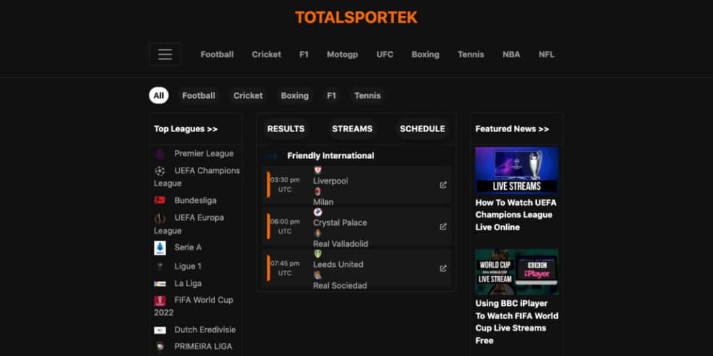 Totalsportek Alternatives